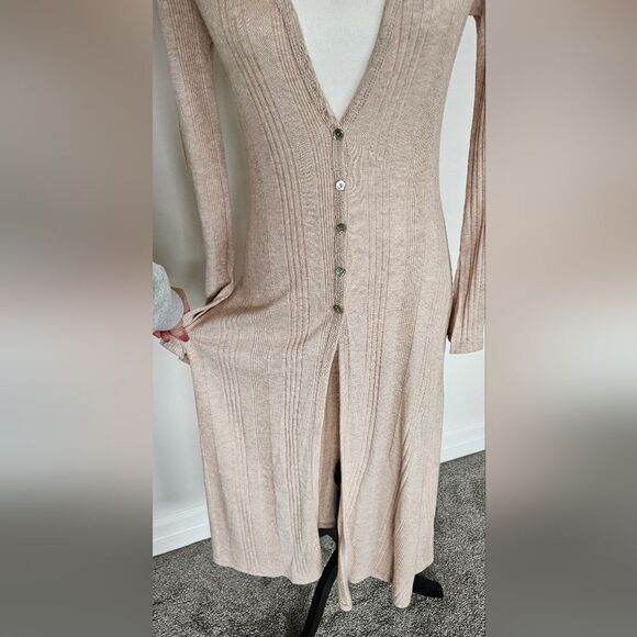 Nwt Papillon brand sweater dress/ long cardigan - Picture 3 of 8